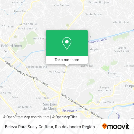 Beleza Rara Suely Coiffeur map
