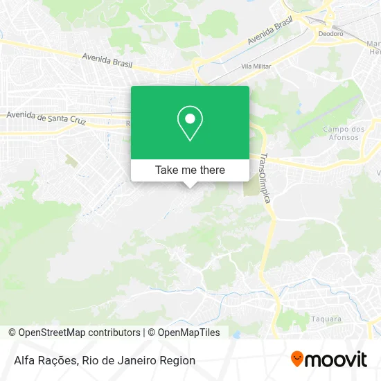 Alfa Rações map