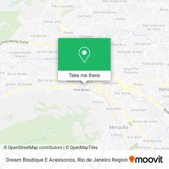 Dream Boutique E Acessorios map