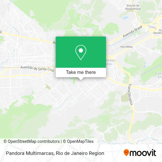 Pandora Multimarcas map
