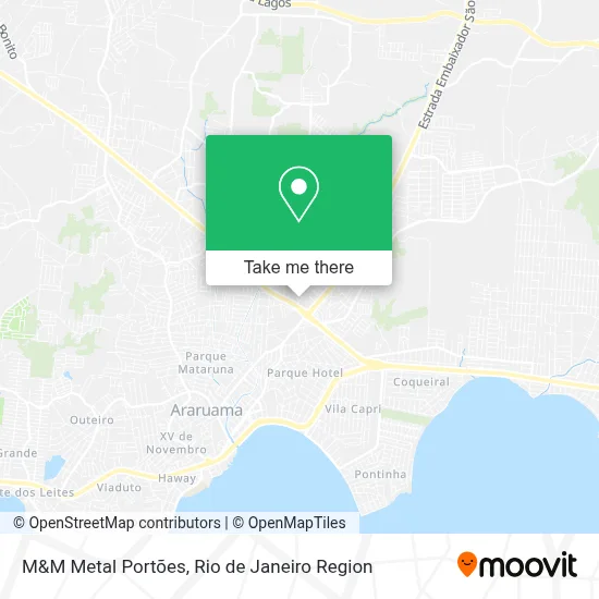 M&M Metal Portões map