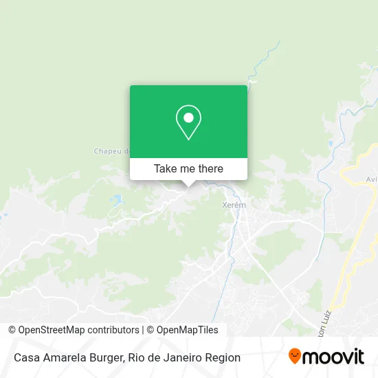Casa Amarela Burger map