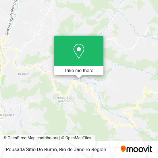 Pousada Sitío Do Rumo map