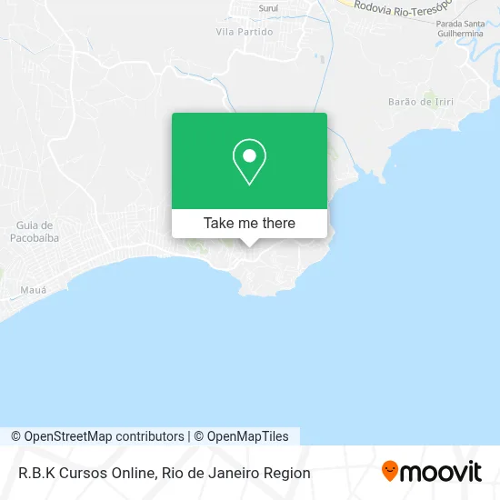 R.B.K Cursos Online map