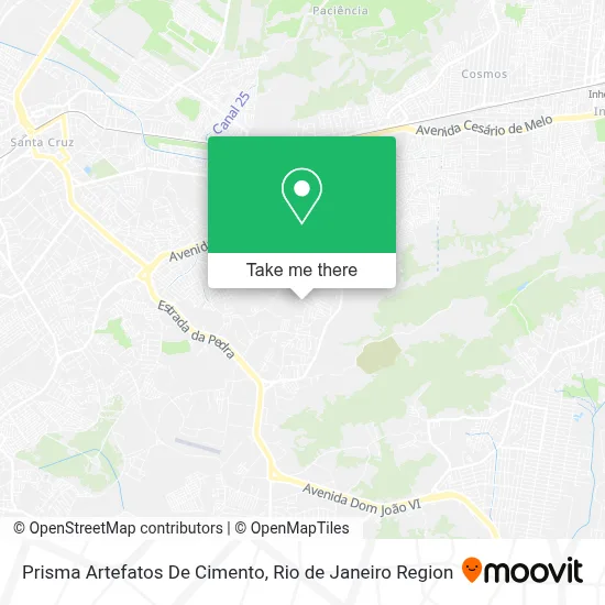 Prisma Artefatos De Cimento map