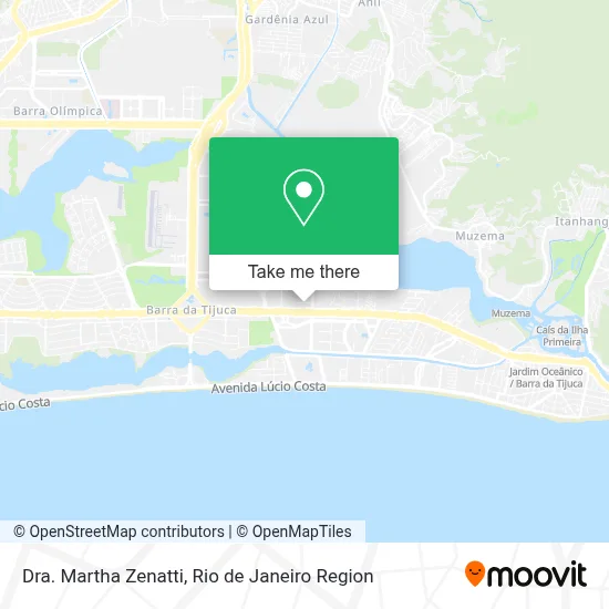 Dra. Martha Zenatti map