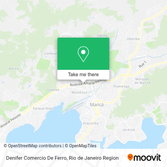 Denifer Comercio De Ferro map