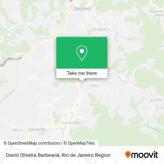 David Oliveira Barbearia map