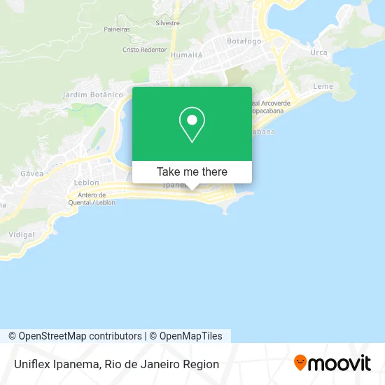 Uniflex Ipanema map