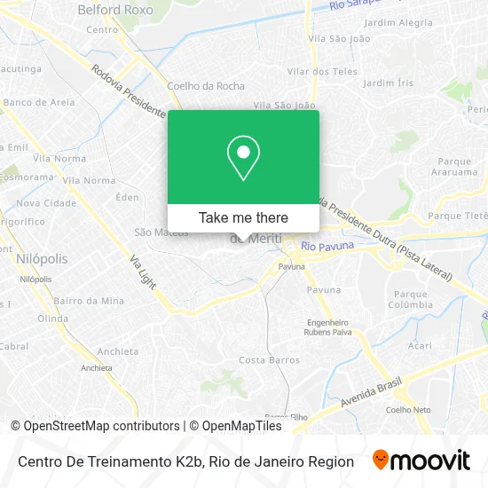 Centro De Treinamento K2b map