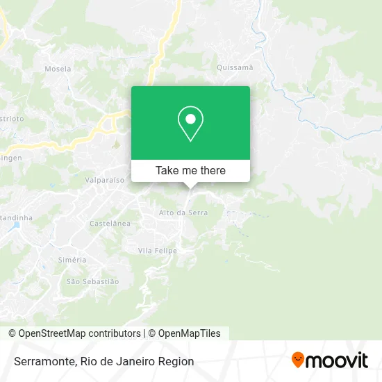 Serramonte map