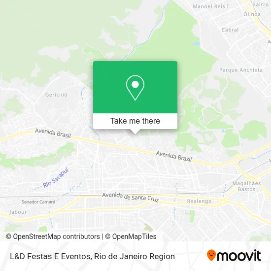 L&D Festas E Eventos map