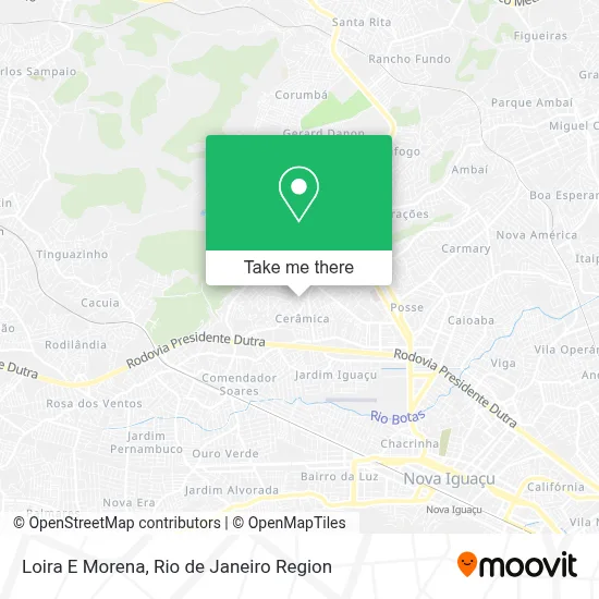 Loira E Morena map