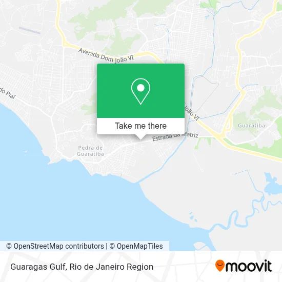 Guaragas Gulf map