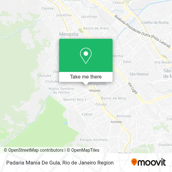 Padaria Mania De Gula map
