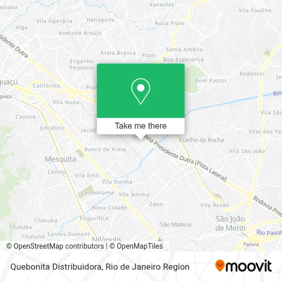 Quebonita Distribuidora map