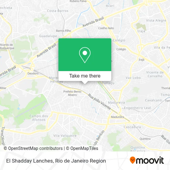 El Shadday Lanches map