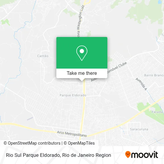 Rio Sul Parque Eldorado map