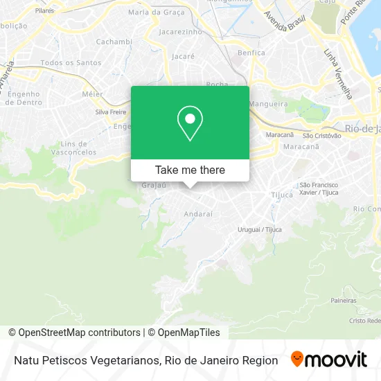 Natu Petiscos Vegetarianos map