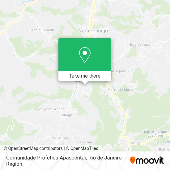 Comunidade Profética Apascentar map