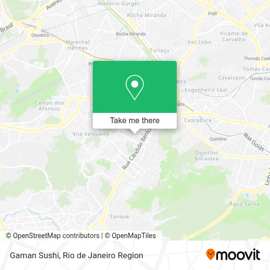 Gaman Sushi map