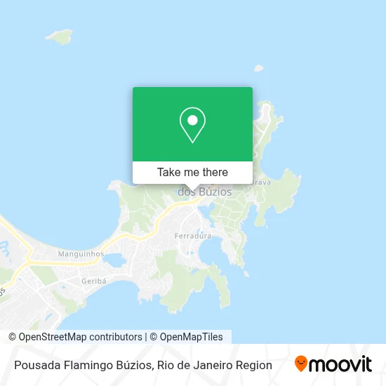 Pousada Flamingo Búzios map
