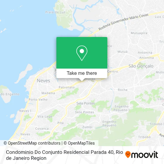 Condominio Do Conjunto Residencial Parada 40 map