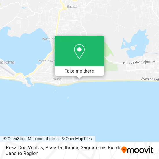 Rosa Dos Ventos, Praia De Itaúna, Saquarema map
