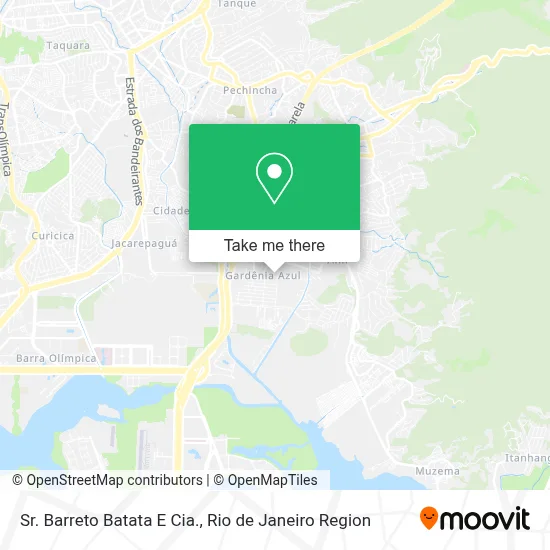 Sr. Barreto Batata E Cia. map