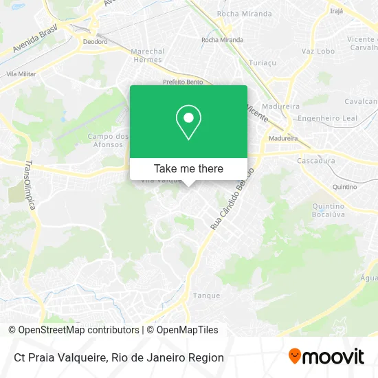 Ct Praia Valqueire map