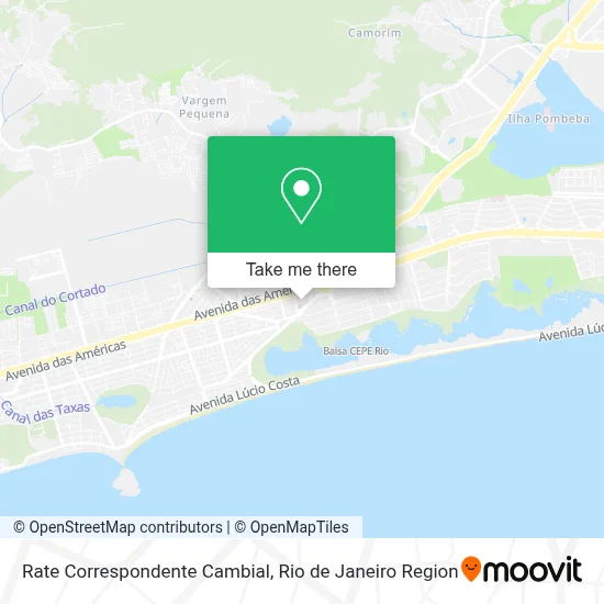 Rate Correspondente Cambial map