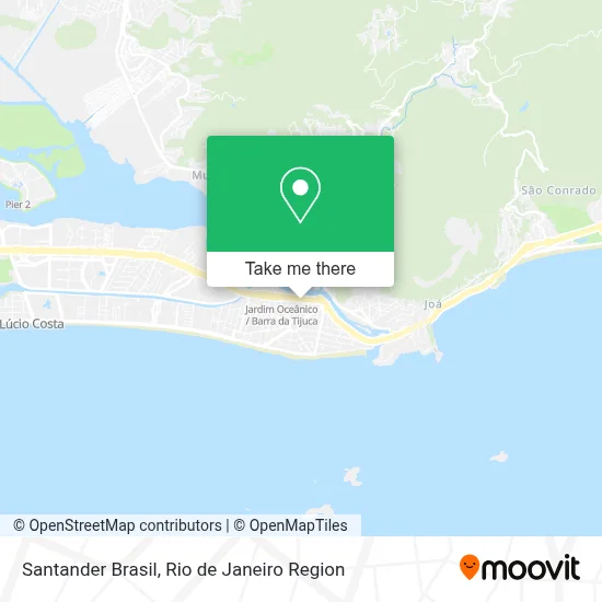 Santander Brasil map