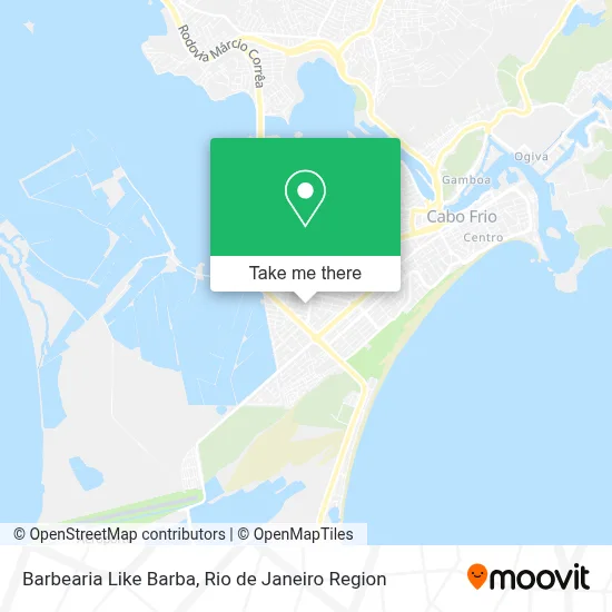 Barbearia Like Barba map