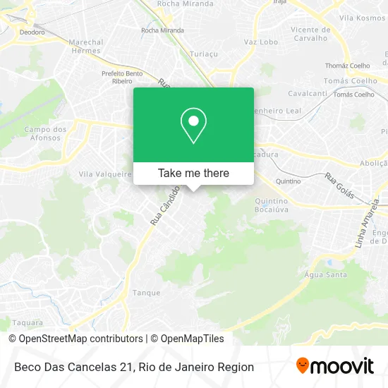 Beco Das Cancelas 21 map