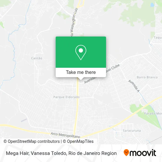 Mega Hair, Vanessa Toledo map