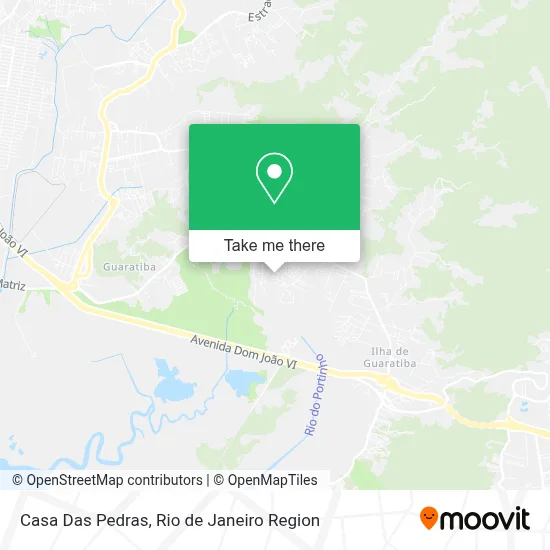 Casa Das Pedras map