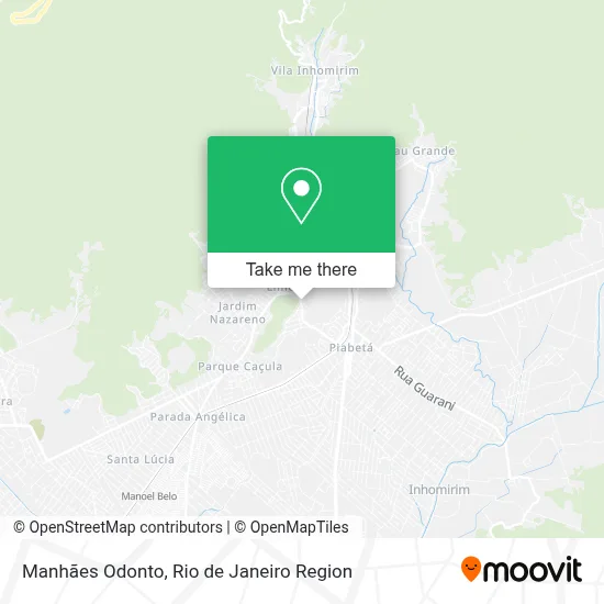 Manhães Odonto map