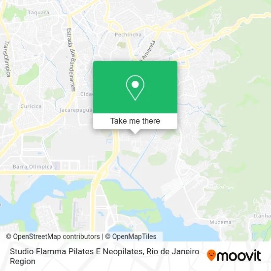 Studio Flamma Pilates E Neopilates map