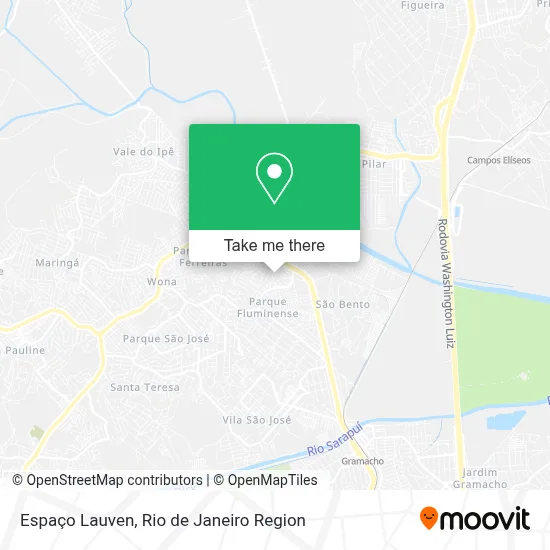 Espaço Lauven map