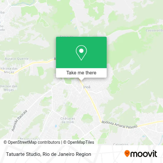 Tatuarte Studio map