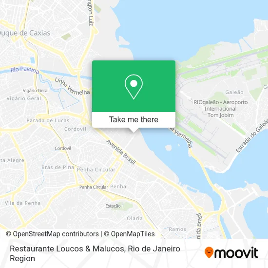 Restaurante Loucos & Malucos map
