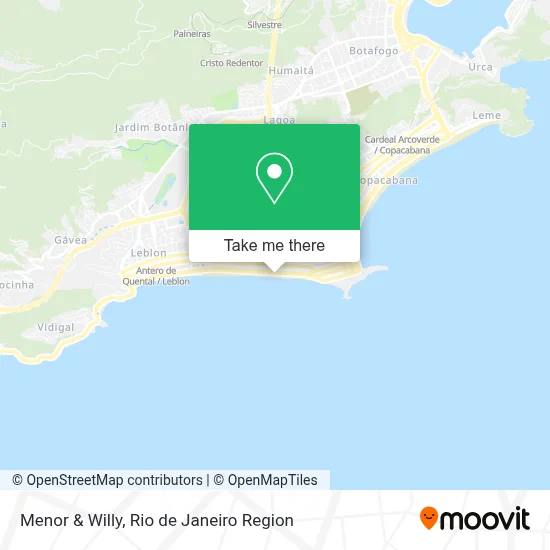 Menor & Willy map