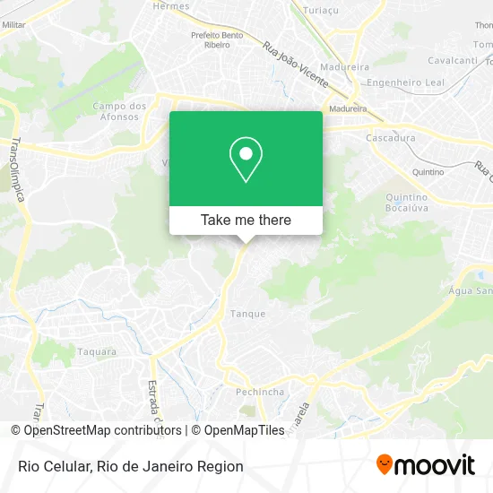 Rio Celular map