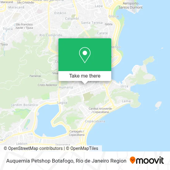 Auquemia Petshop Botafogo map