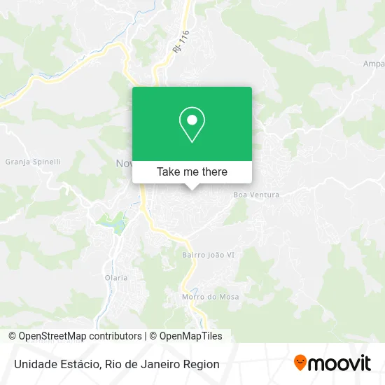 Unidade Estácio map