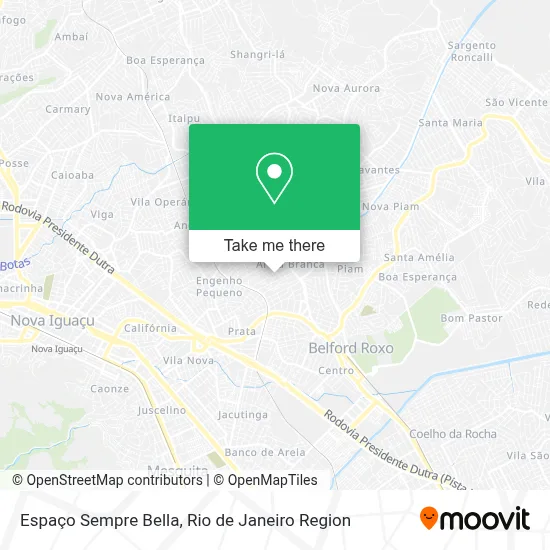 Espaço Sempre Bella map