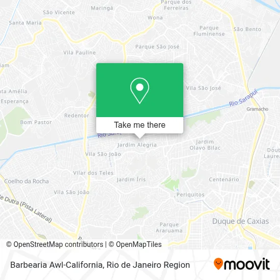 Barbearia Awl-California map