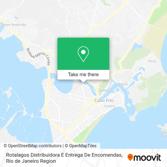 Rotalagos Distribuidora E Entrega De Encomendas map
