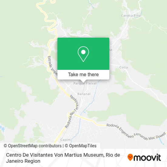 Centro De Visitantes Von Martius Museum map