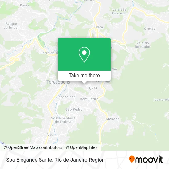 Spa Elegance Sante map